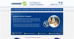 Desktop Screenshot of answer365.ca